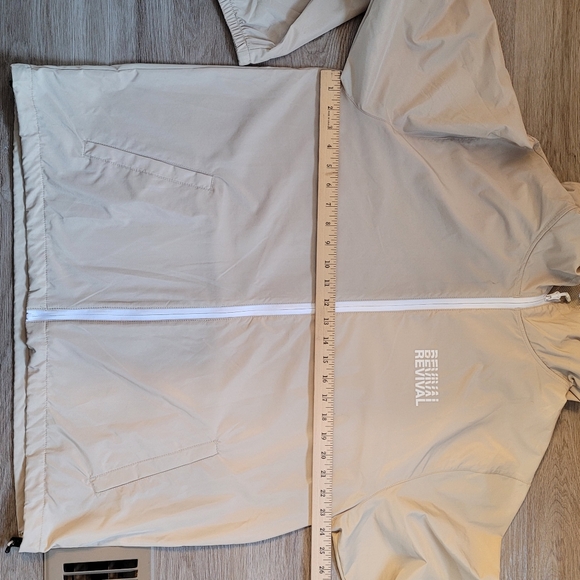Revival Is In The Air Hooded Zip-up Windbreaker  Unisex XXL Independent Trading - Picture 15 of 16